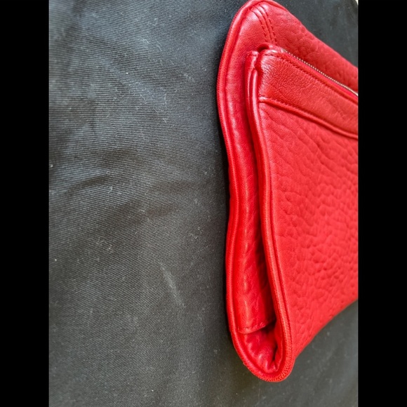 Alexander Wang Full Grain Leather Fold Over Clutch - Picture 12 of 16